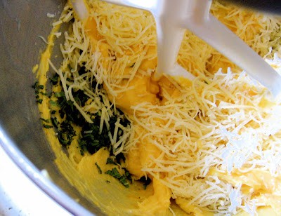 cheese mix in a bowl