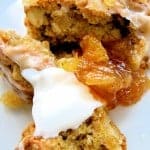 scones with sour cream and marmalade