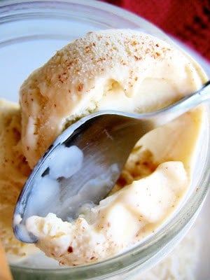 bowl of horchata ice cream 