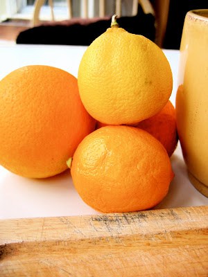 oranges on a table