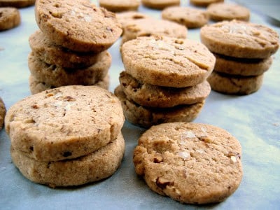 stacks of sable cookies