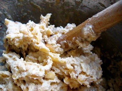 scone mix in a bowl