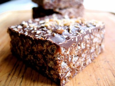 rice crispy treats on a table