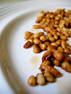 pine nuts on a plate