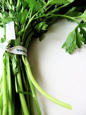 parsley for healthy baba ganoush recipe