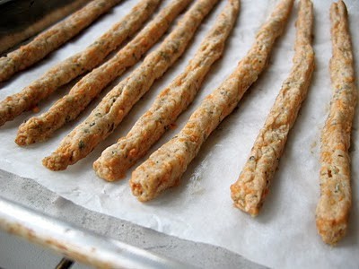 a row of cheese sticks