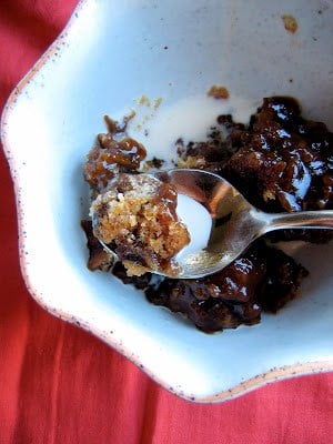spoonful of sticky date pudding
