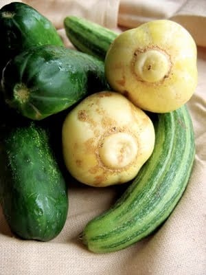 raw cucumbers 