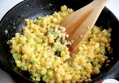 corn in a skillet 