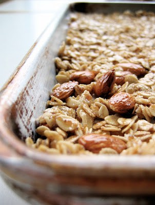 close up of granola