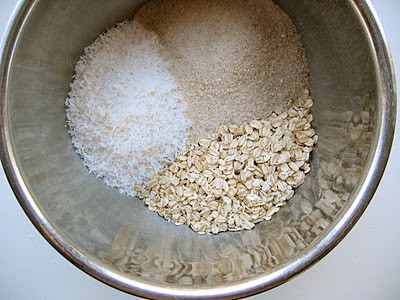 bowl of dry ingredients