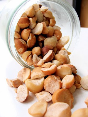 nuts in a jar 
