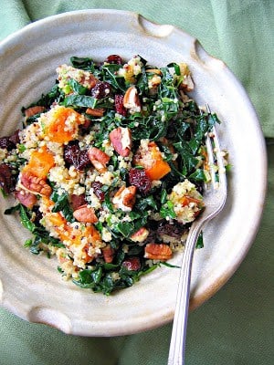 kale salad in a bowl 