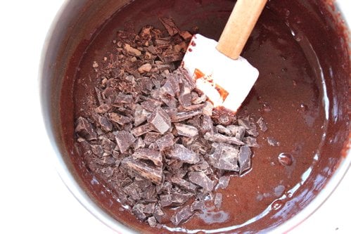 chocolate mixed in a bowl 