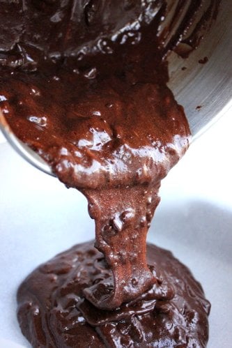 chocolate being poured 