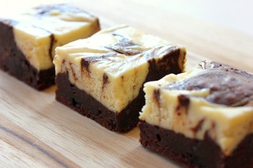 row of brownies 