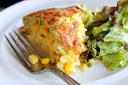 Cheddar Chive Spoonbread (aka Corn Pudding) Recipe - Little Spice Jar