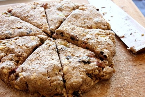 scones on a board 