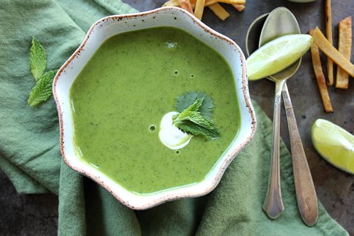 Zucchini Cilantro Soup with Chile and Mint • The Bojon Gourmet