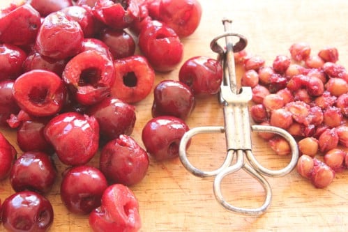 pitted cherries 