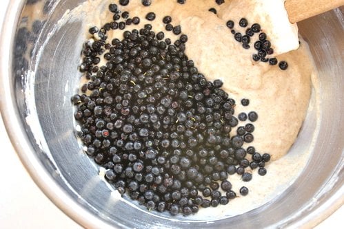 huckleberries in a bowl 