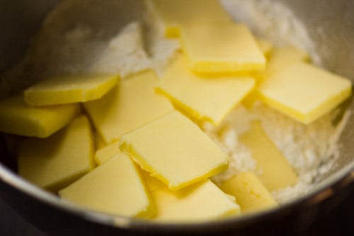 butter in a bowl 