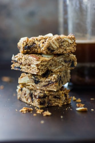 pile of gluten free breakfast bars 