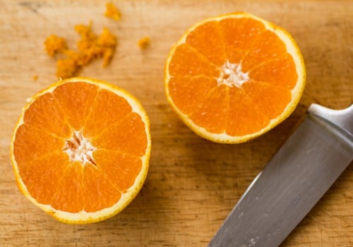 sliced oranges 