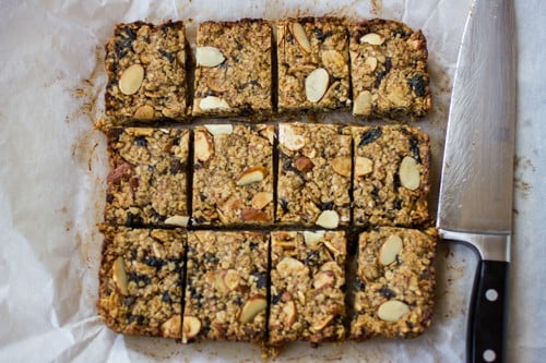 slab of breakfast bars 