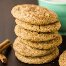 stack of masala chai snickerdoodles