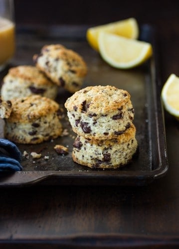 scones on a baker tray 