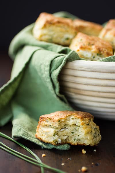 cheese and chive biscuit