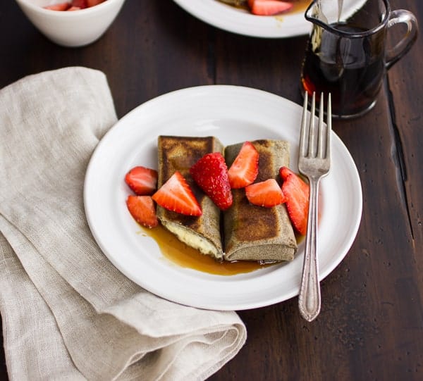 cheese blintzes with berries 