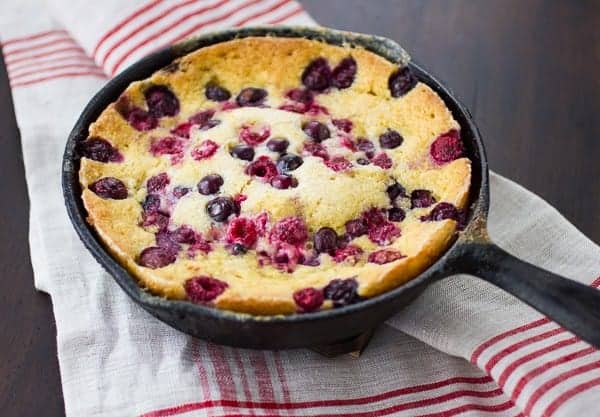 skillet custard cornbread 