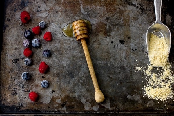 ingredients on a tray 