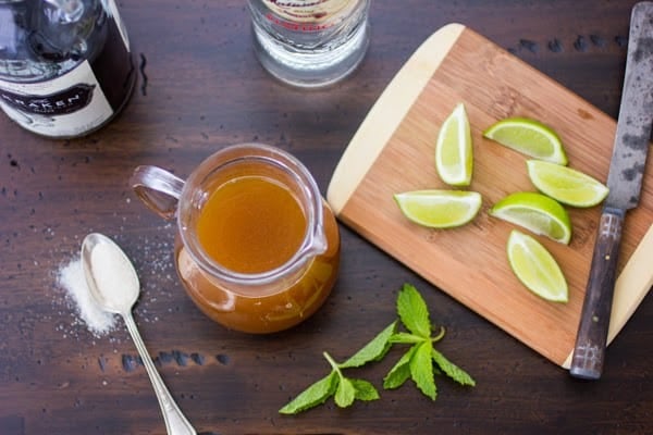 overhead shot of ingredients 