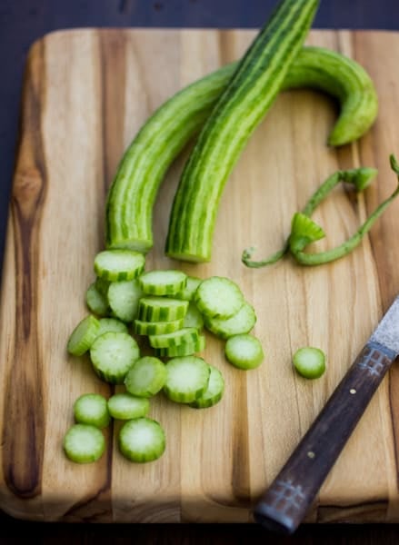 chopped cucumber