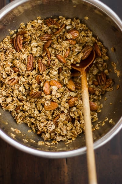 bowl of Gingersnap Granola