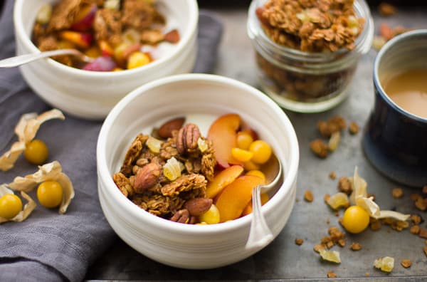 bowls of Gingersnap Granola 