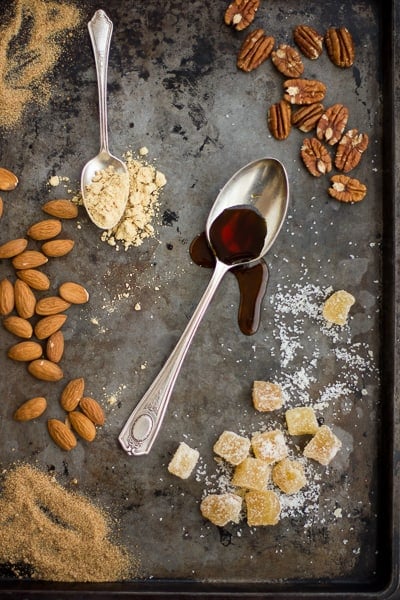 ingredients on a tray 