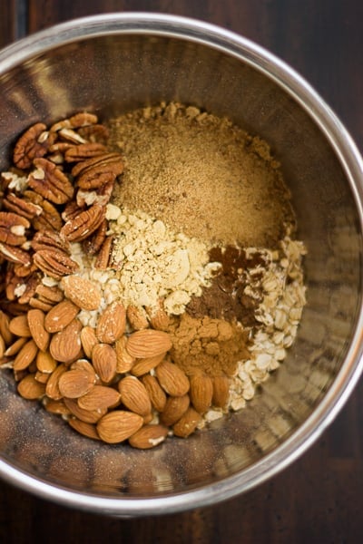 bowl of dry ingredients