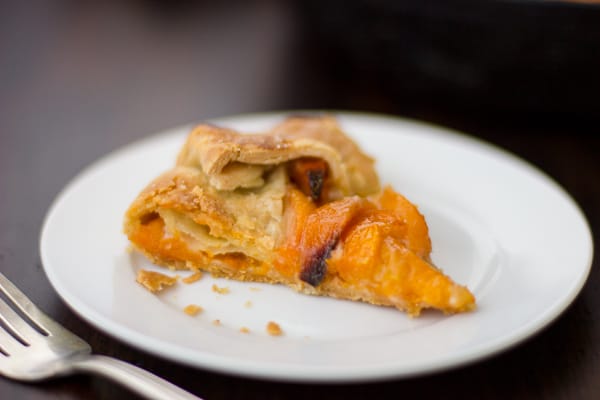 slice of (Gluten-Free!) Late-Season Apricot and Mascarpone Galette