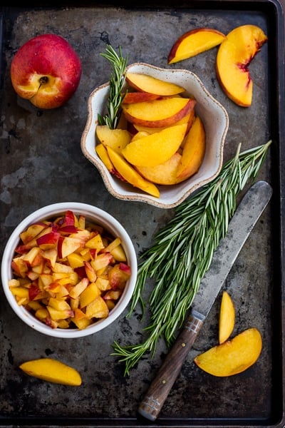 fruit on tray 