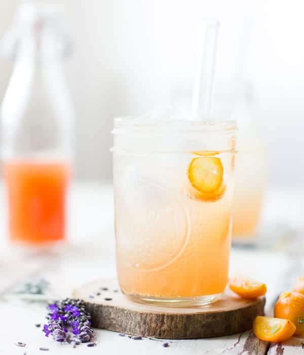 refeshing Lavender Kumquat Shrub