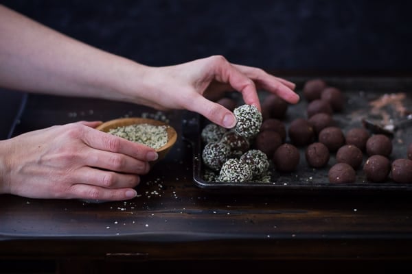 seeds on energy balls