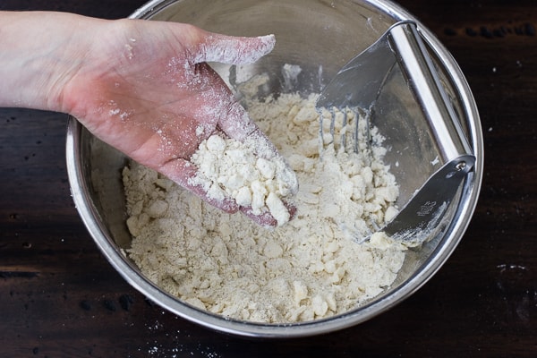 dough mix in a bowl 