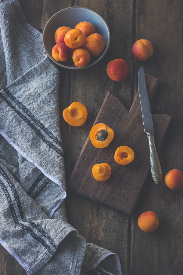 cut apricots