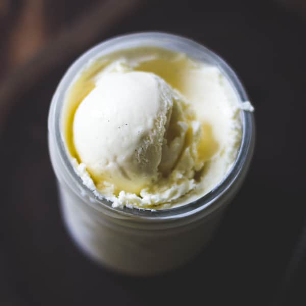 Blueberry-Swirl Buttermilk Ice Cream