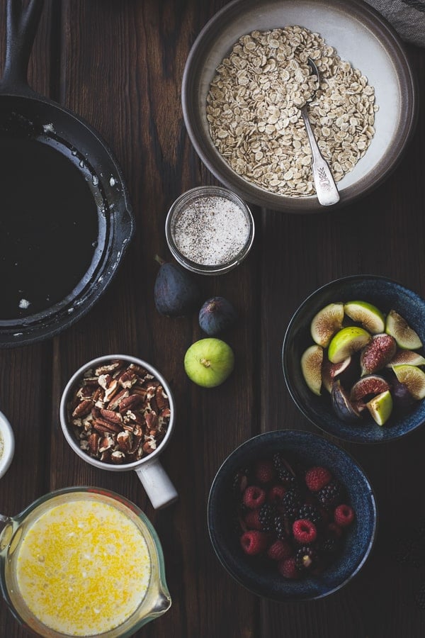 oats and figs on table 