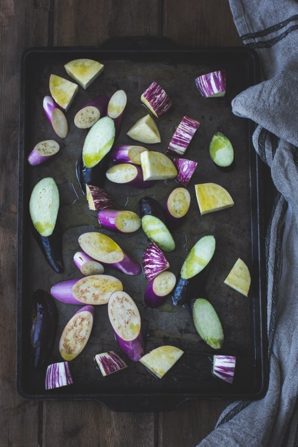 eggplant on tray 